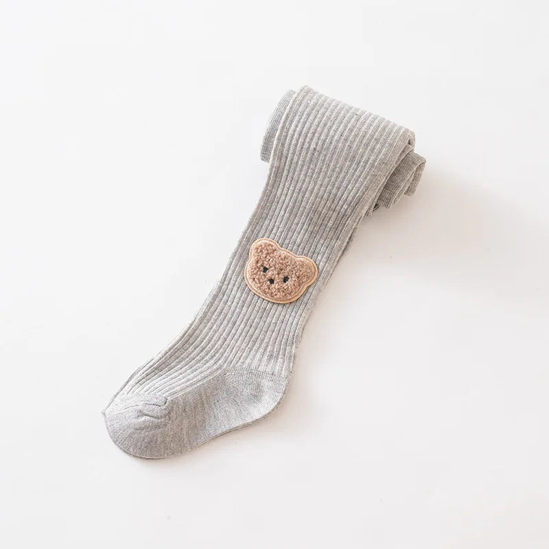 Little Bear Cub Ribbed Tights