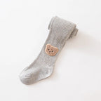 Little Bear Cub Ribbed Tights