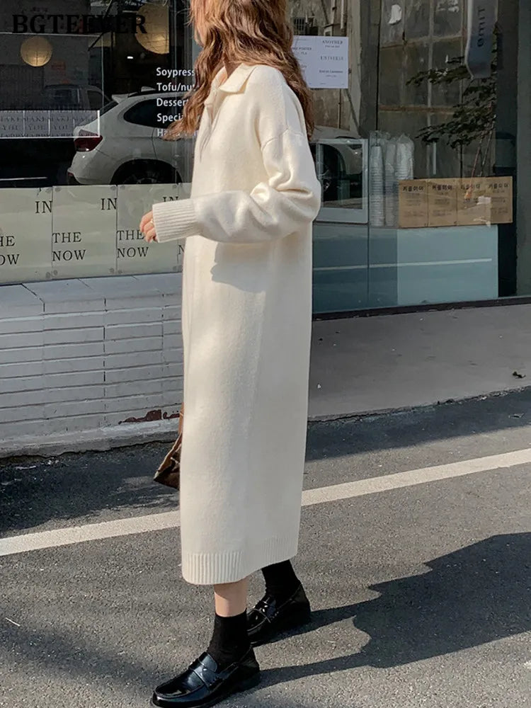Loose Sweater Dress