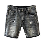 Distressed Denim Shorts