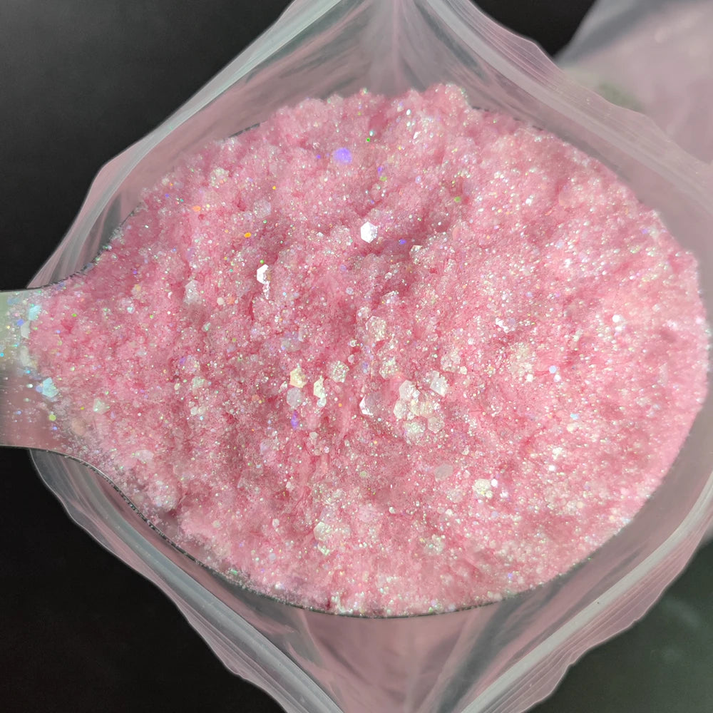 1KG Wholesale Mixed Size Holographic Nails Sequins Manicure Glitter Flakes Paillettes Nail Art Decorations Body/Face Glitter