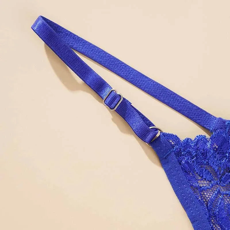 Adjustable Waist Lace Thong