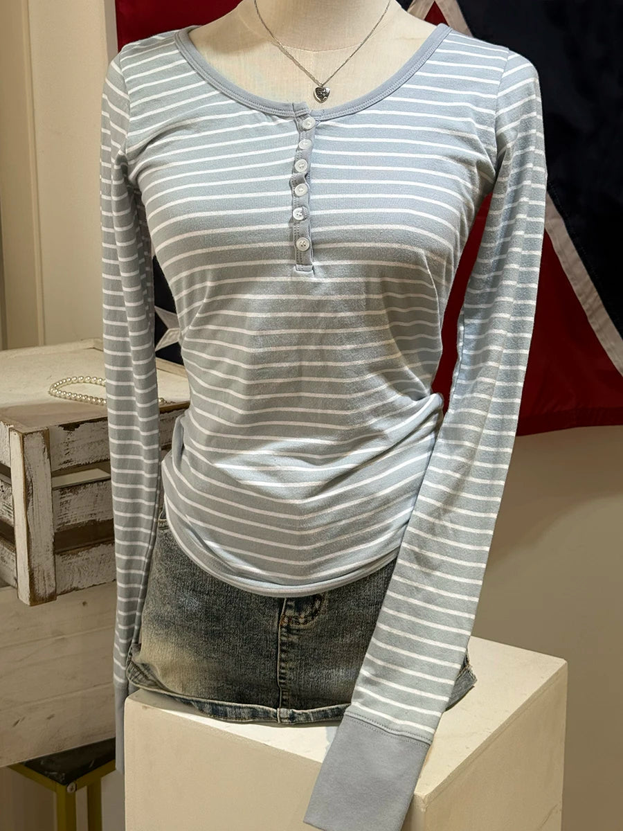 Striped Long Sleeve Tee