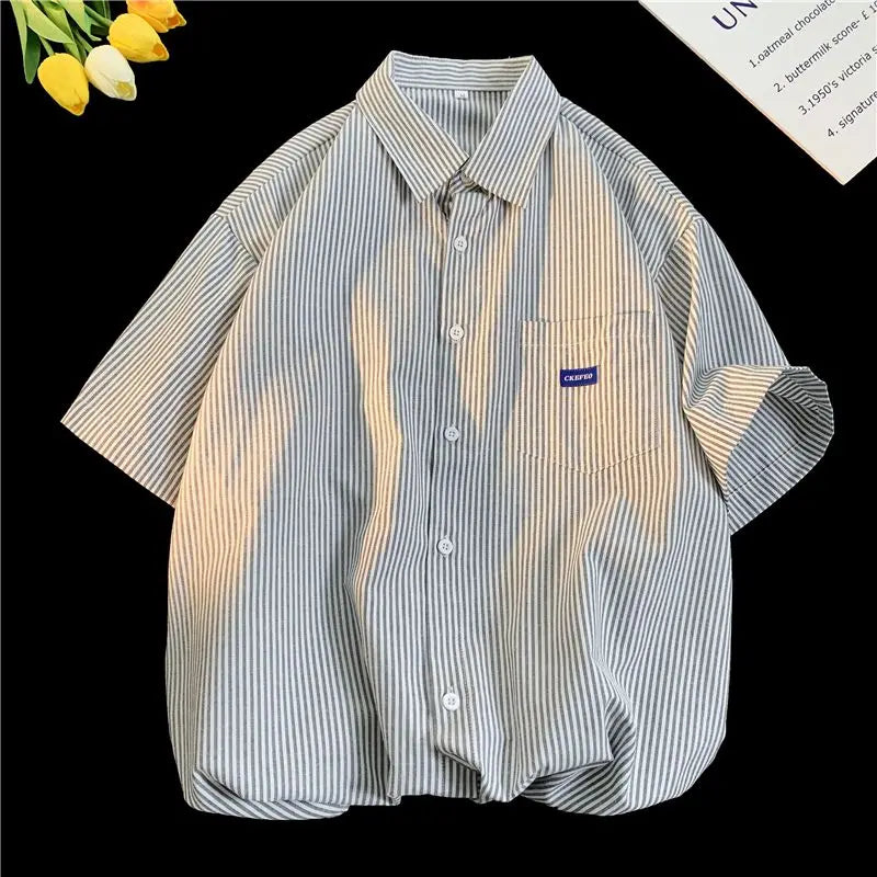 Striped Short Sleeve Shirt