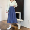 High Waisted Long Skirt