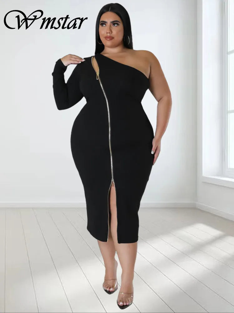 Zipper Maxi Dress