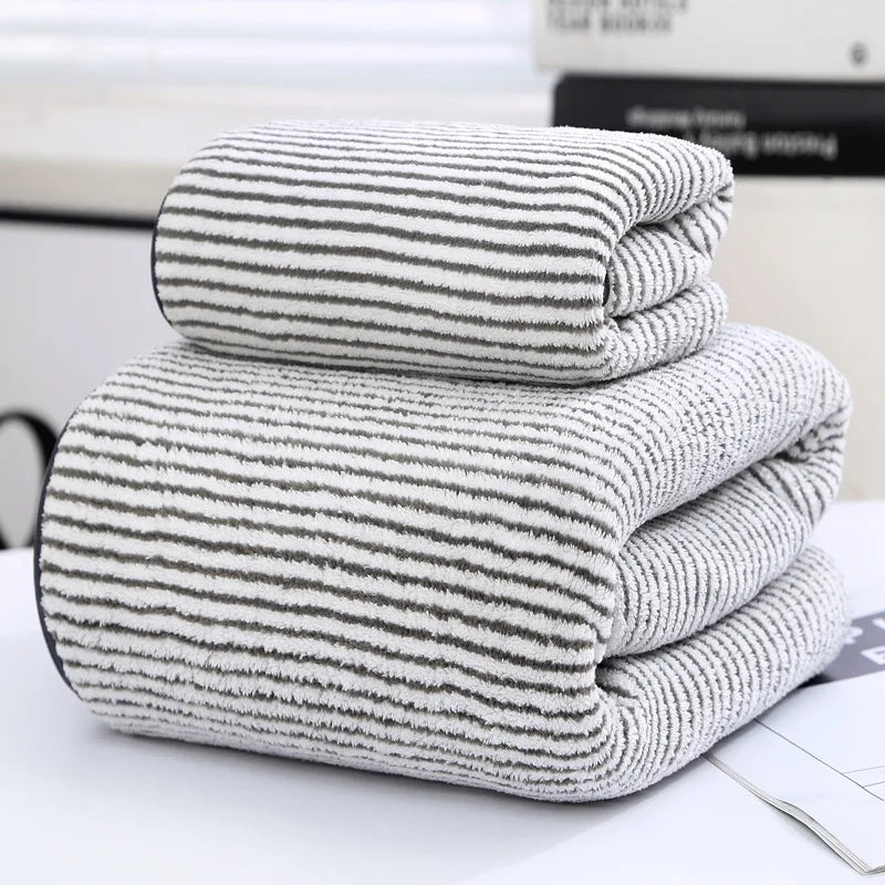 Bamboo Charcoal Fiber Towel Set