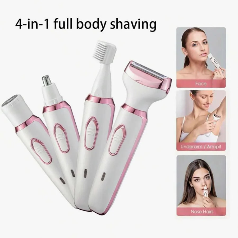 Electric Shaver 4-in-1 Rechargeable Set