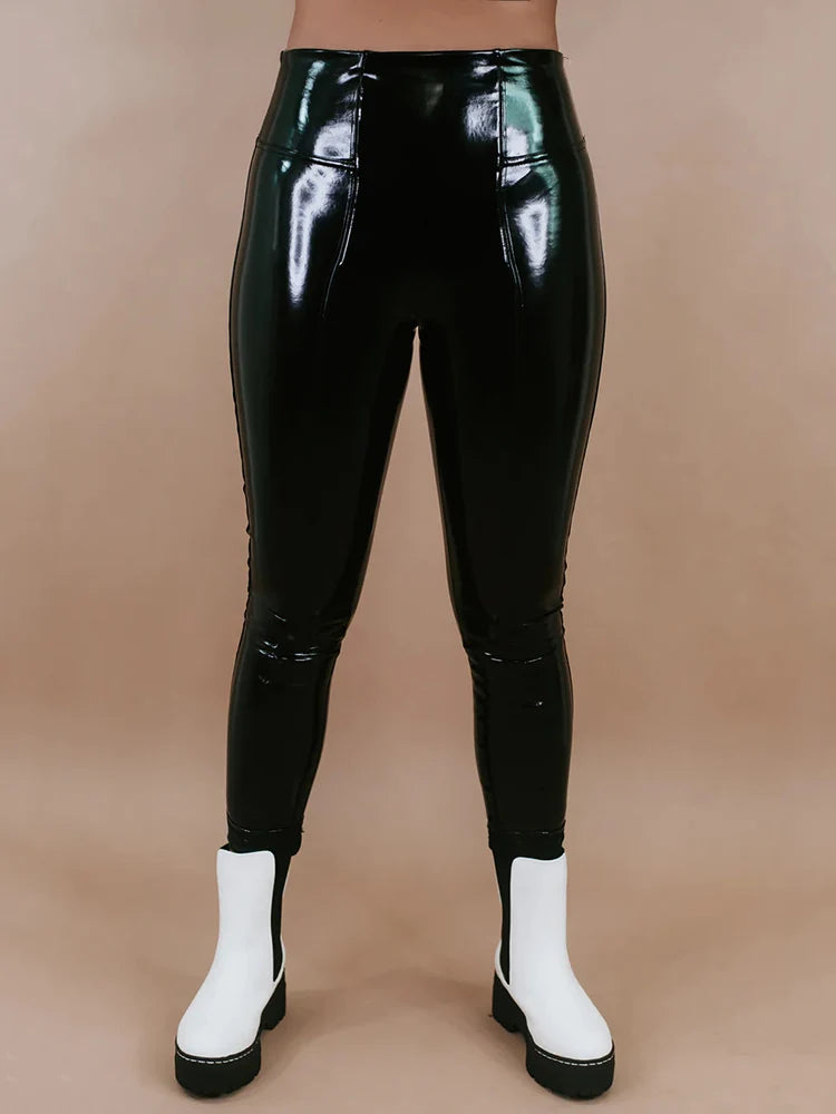 Faux Latex Pants