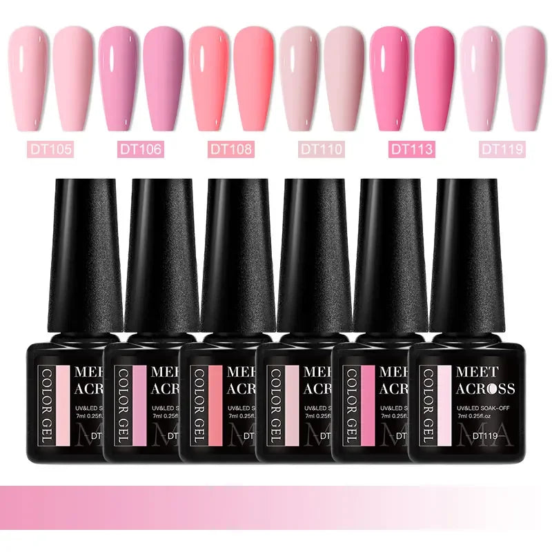 6Pcs Gel Nail Polish Set