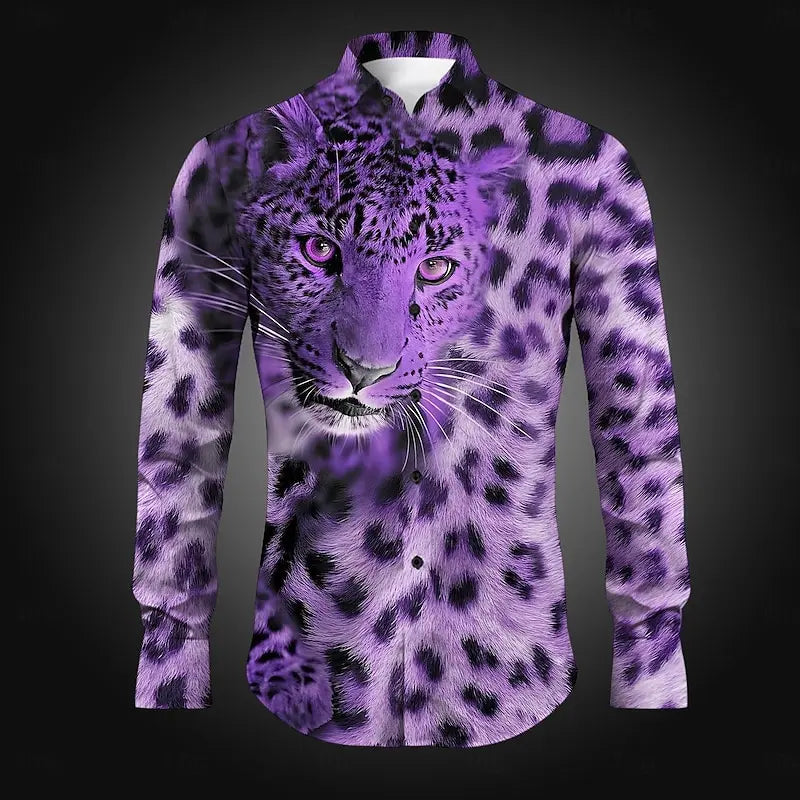 Leopard Button Down Shirt