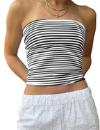 Striped Tube Top