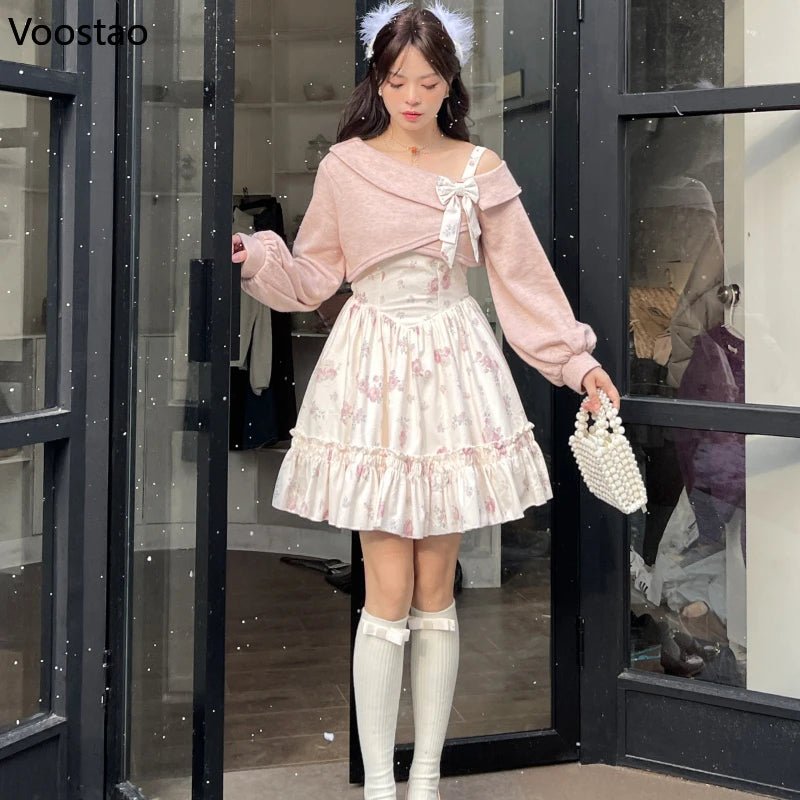 Floral Pinafore Dress & Bolero Set