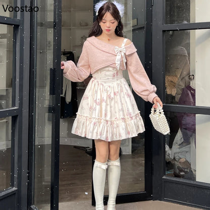 Floral Pinafore Dress & Bolero Set