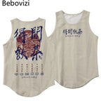 Chinese Character Print Tank Top