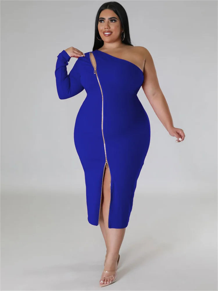 Zipper Maxi Dress