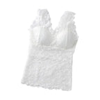 Floral Lace Camisole with Built-in Bra