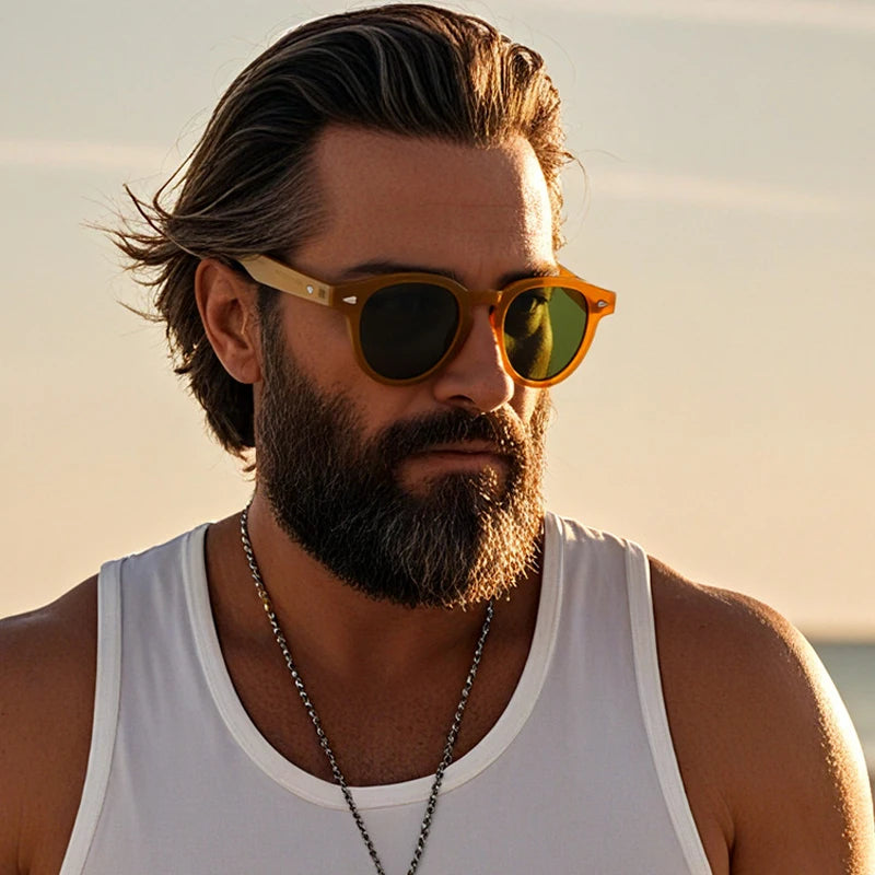 JNPCXI Retro Round Sunglasses