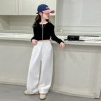 Straight Jeans with Bow