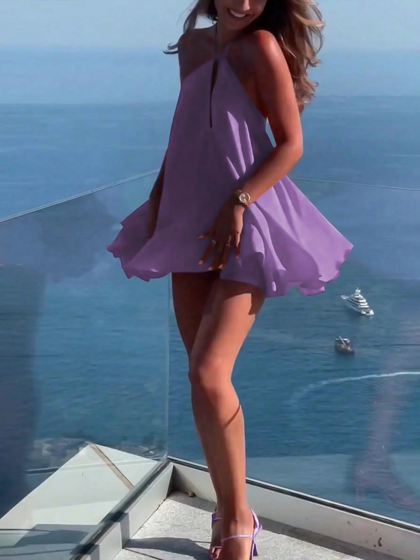 Halter Mini Dress