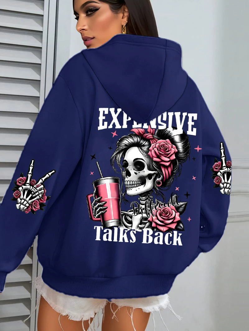 Expensive Talks Back Hoodie