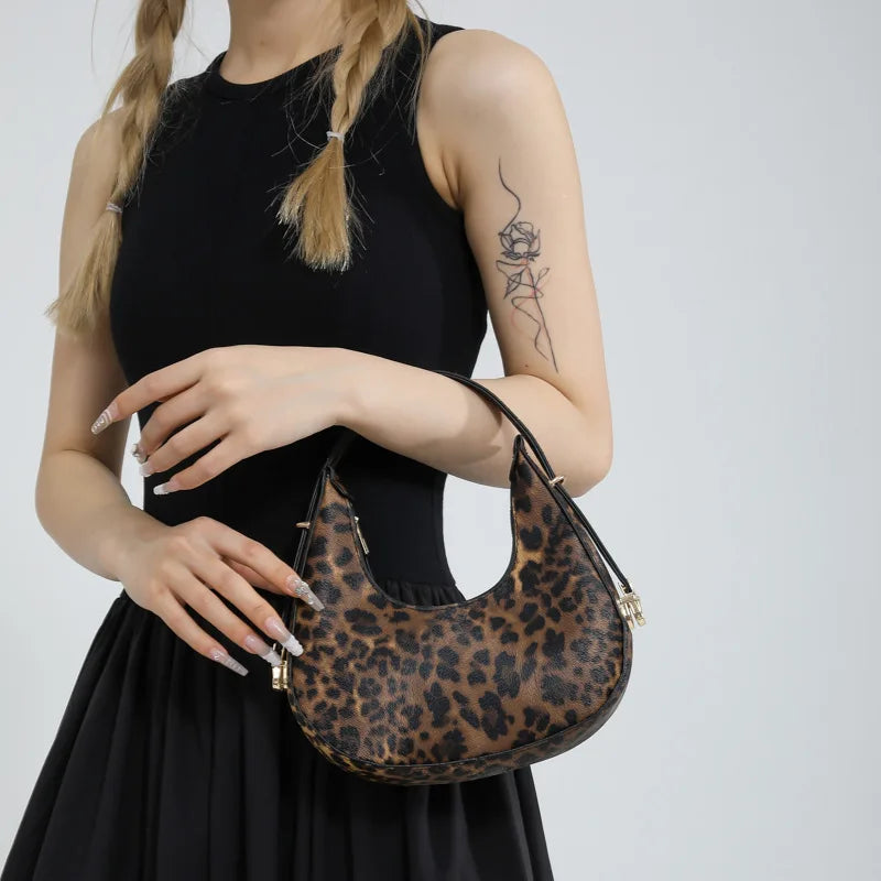 Cow Print Shoulder Bag