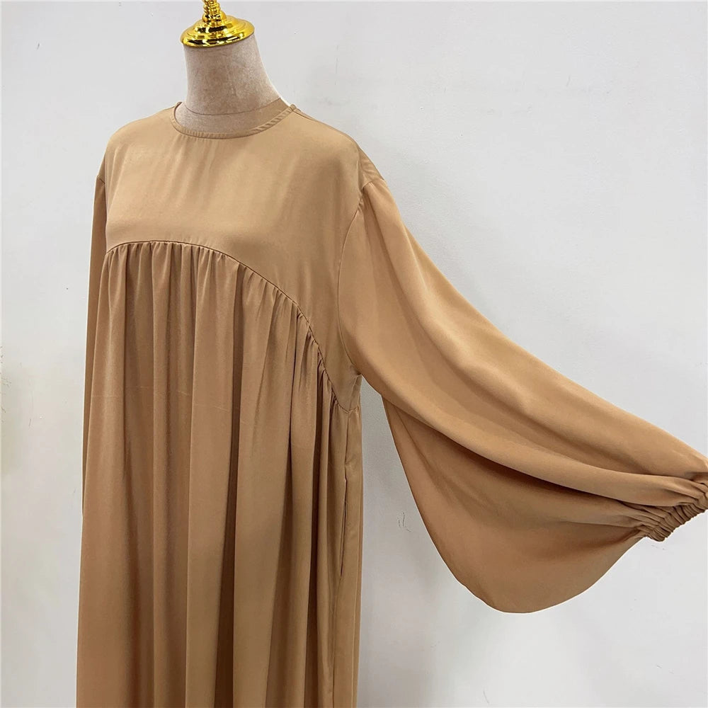 Kaftan Women Abayas Muslim Modest Prayer Loose Long Maxi Dress Turkey Khimar Eid Dubai Islamic Robe Arab Ramadan Jalabiya Caftan