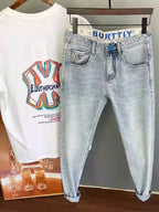 Embroidered Slim Fit Jeans