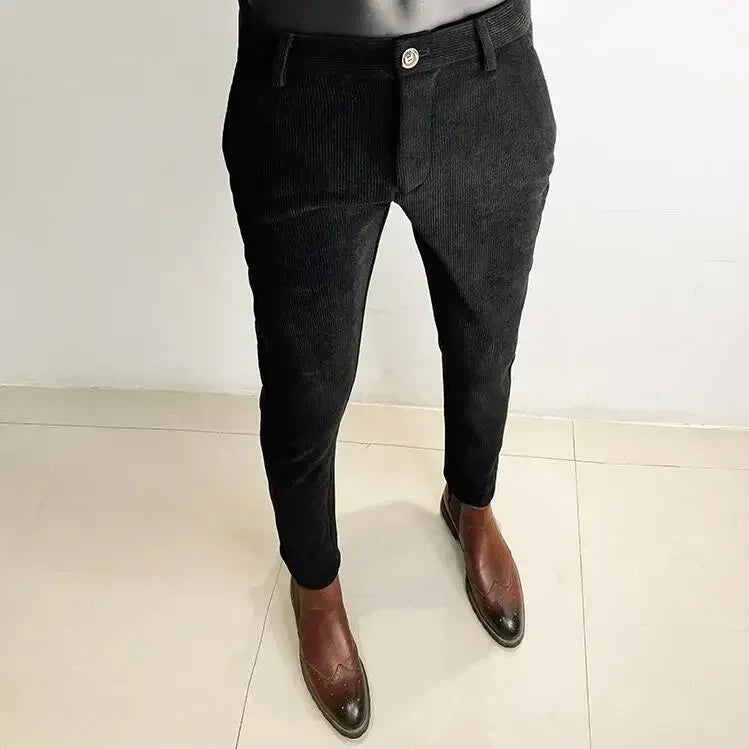 Slim Fit Corduroy Trousers