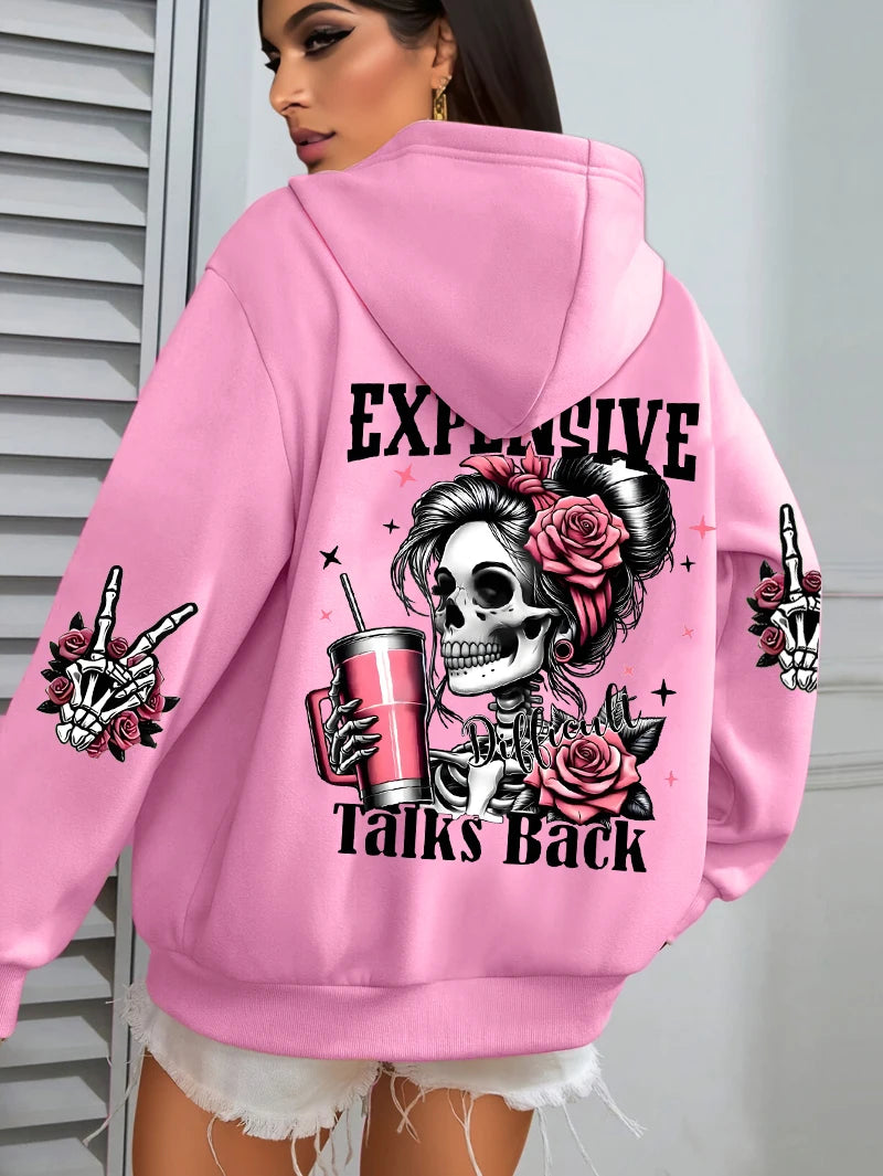 Expensive Talks Back Hoodie