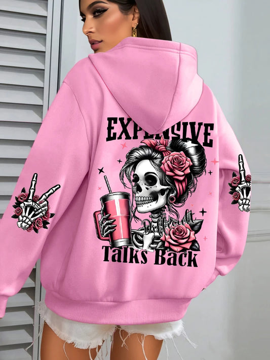 Expensive Talks Back Hoodie