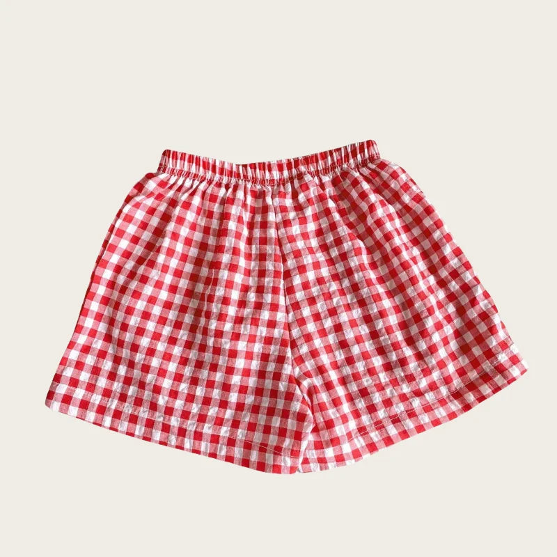 Bubble Gingham Shorts
