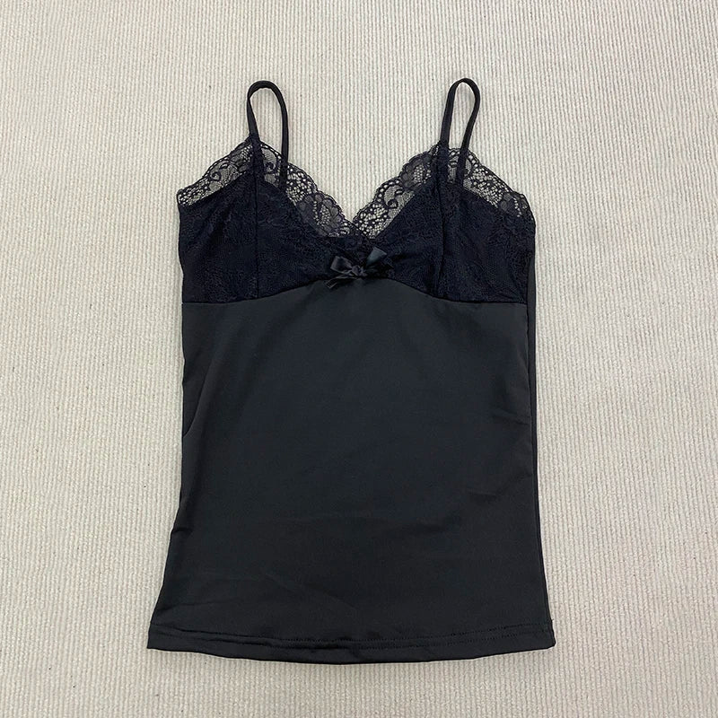 Low Cut Lace V-Neck Camisole