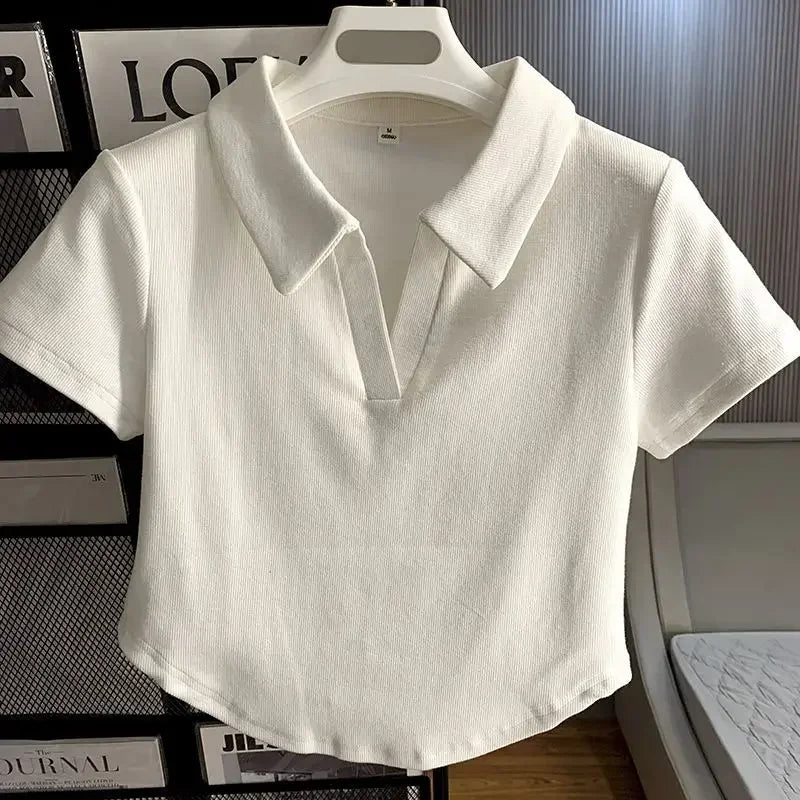 Heart Embroidery Polo