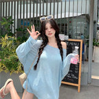 Cross-Cut Hollow Design Long-Sleeved T-Shirt