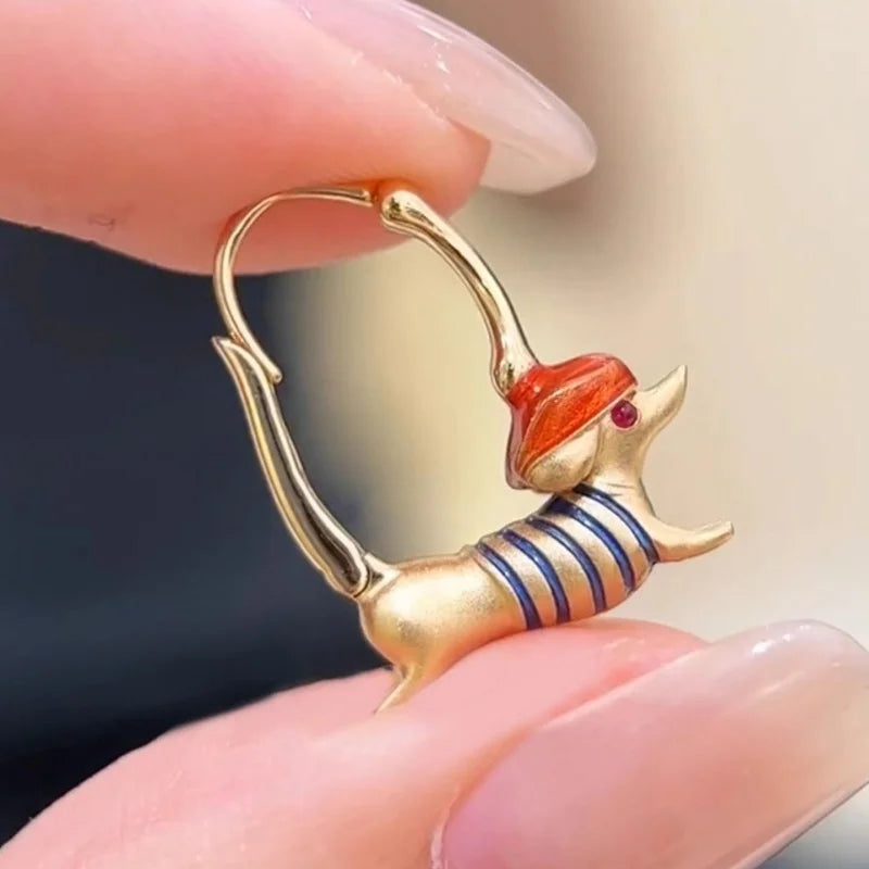 Dachshund Pet Earring