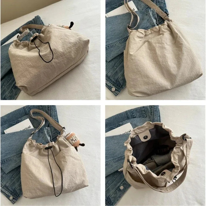 Multi-Way Drawstring Messenger Bag