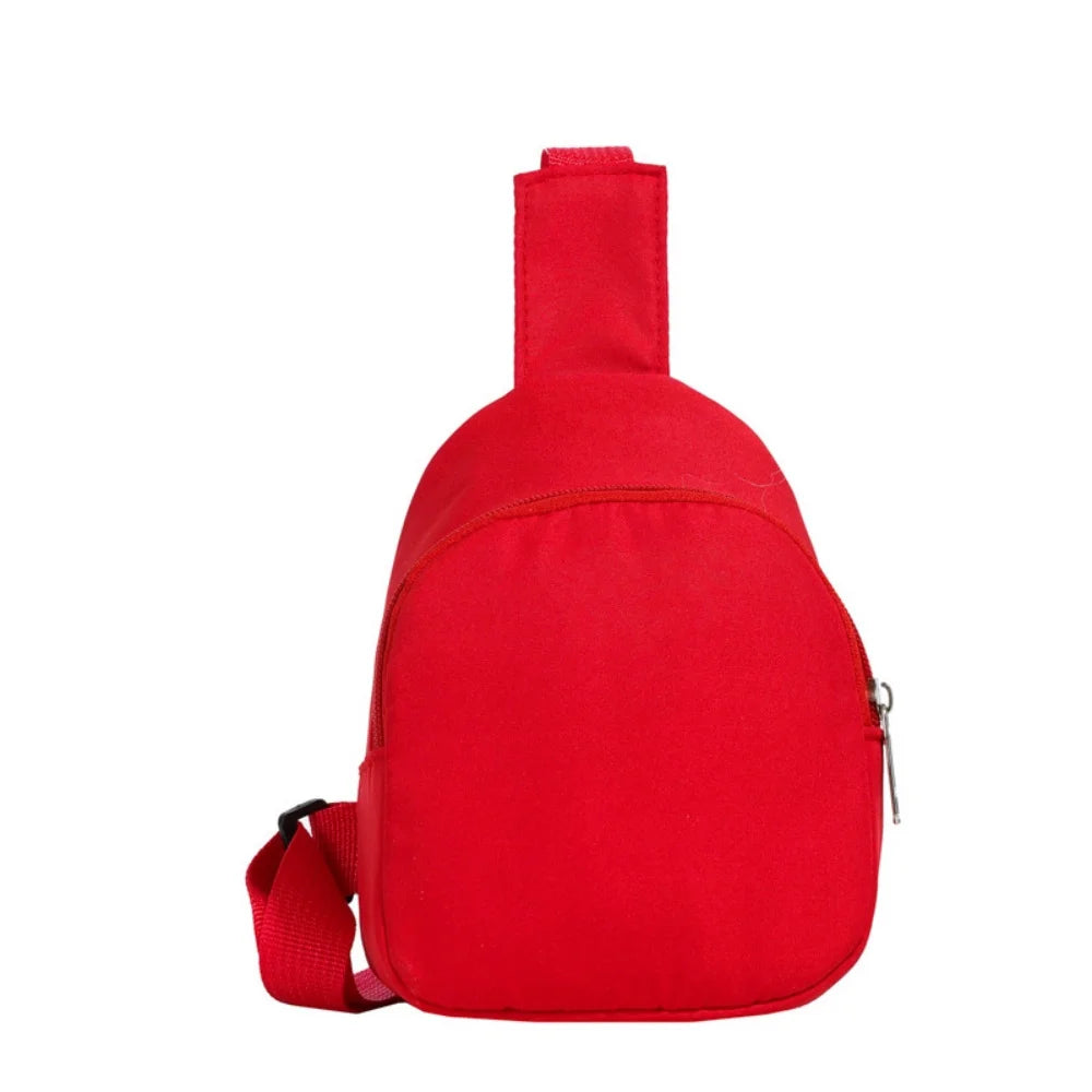 Solid Color Simple Children's Chest Bag