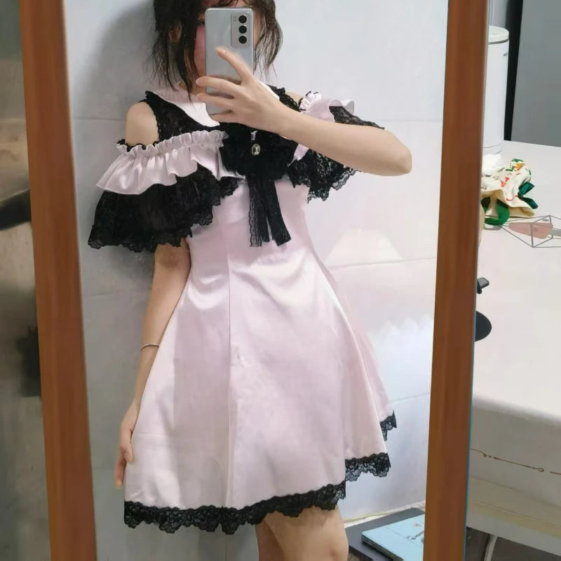 Rhinestone Bow Dress
