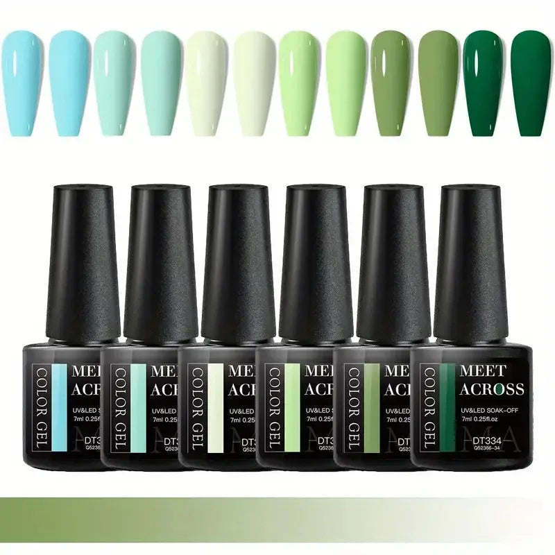 6Pcs Gel Nail Polish Set