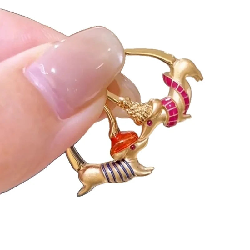 Dachshund Pet Earring