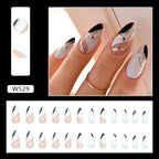 Simple French Wearable False Nails