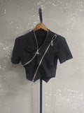DEAT Zipper T-Shirt