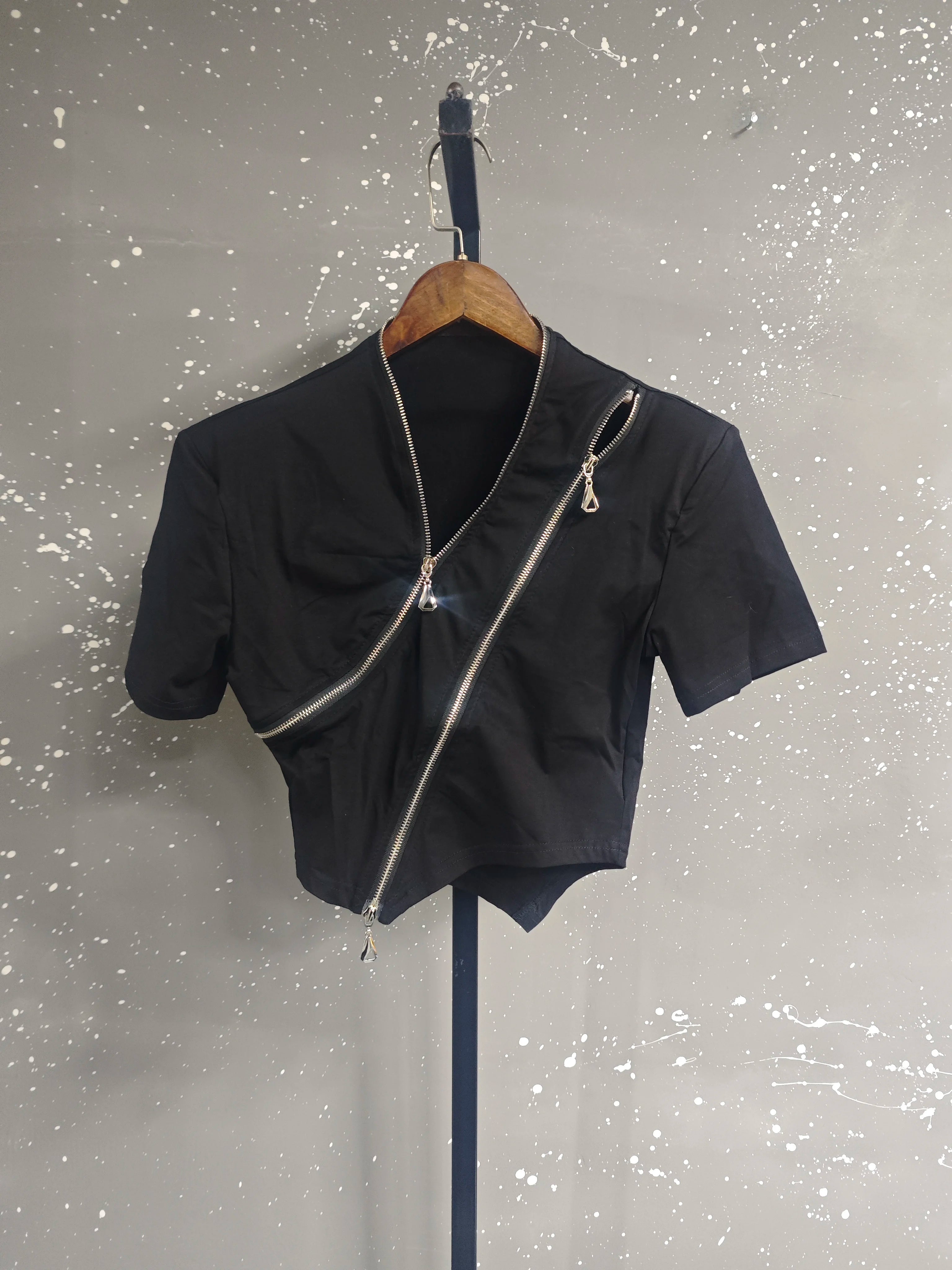 DEAT Zipper T-Shirt