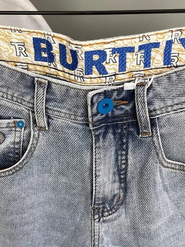 Embroidered Slim Fit Jeans