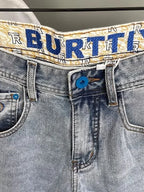 Embroidered Slim Fit Jeans