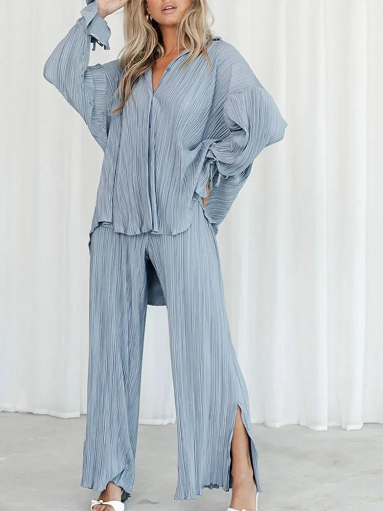Pleated 2 Piece Set
