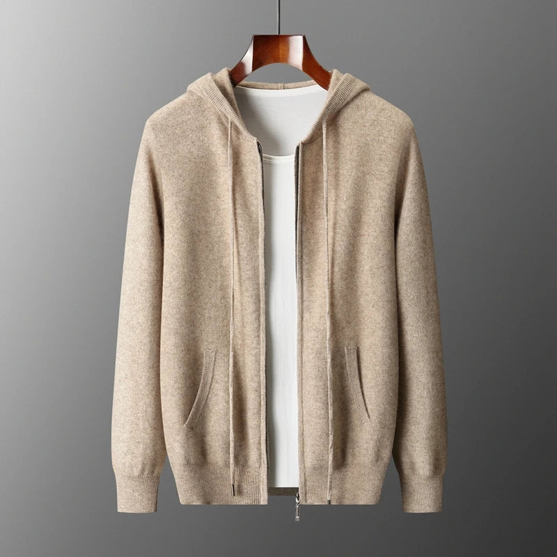 Knitted Hooded Sweater