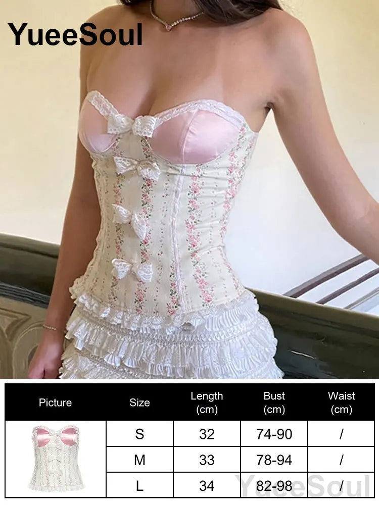 Strapless Corset Bustier Top