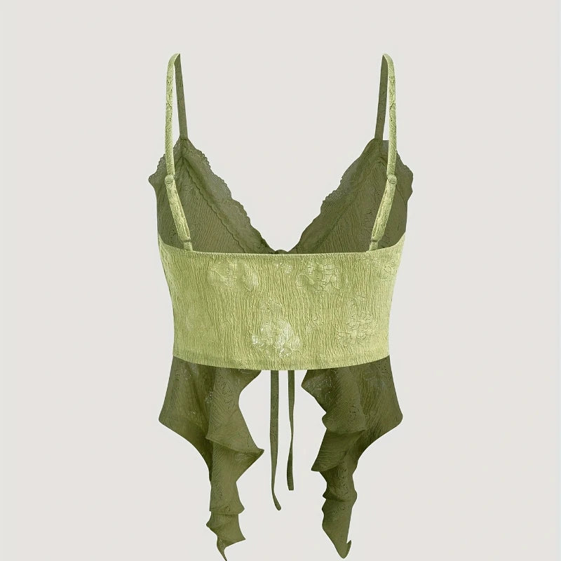Corset Lace Bandage Tank Top